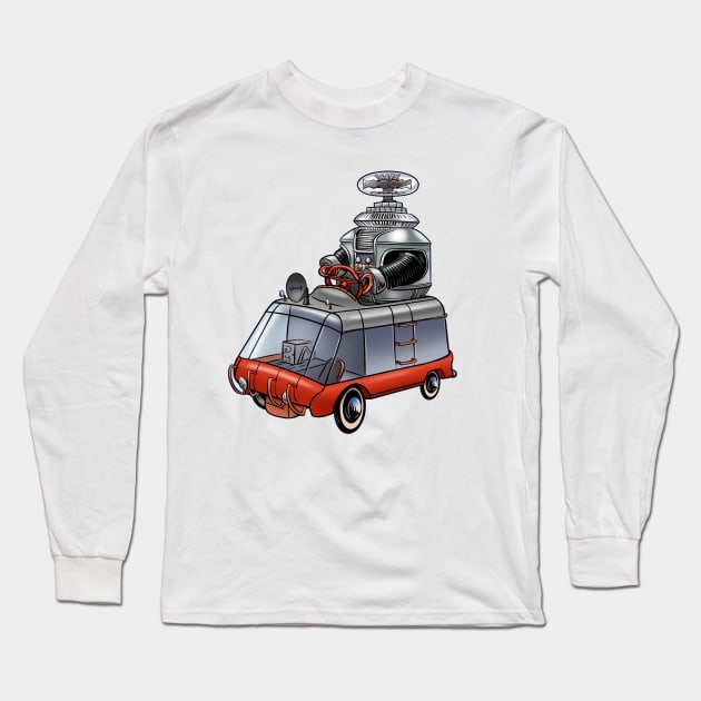Lost In Space Pedal Car Long Sleeve T-Shirt by ChetArt